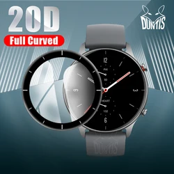 Film de protection à bord incurvé 20D pour montre intelligente Huami Amazfit, accessoires de protection d'écran souple, pas de verre, GTR2, 2, GTR 2E