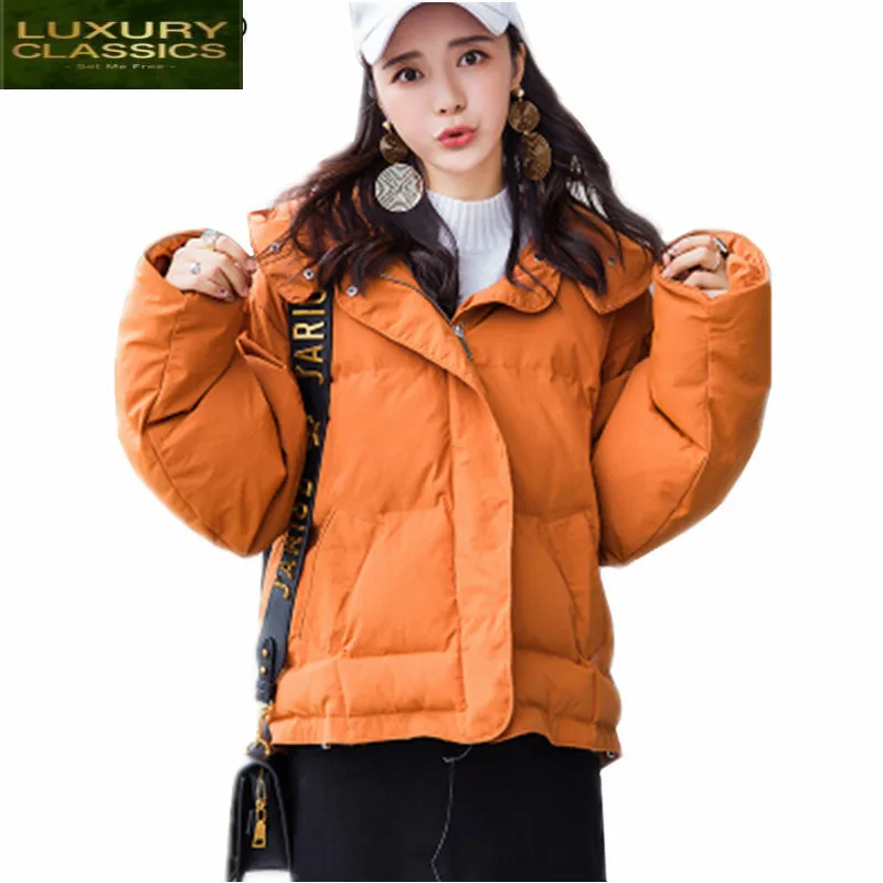 Jacket Parkas 2021 Winter Women Ladies Down Cotton Coats Loose Style Hooded Coat Female Clothes Jaqueta Feminina LWL617