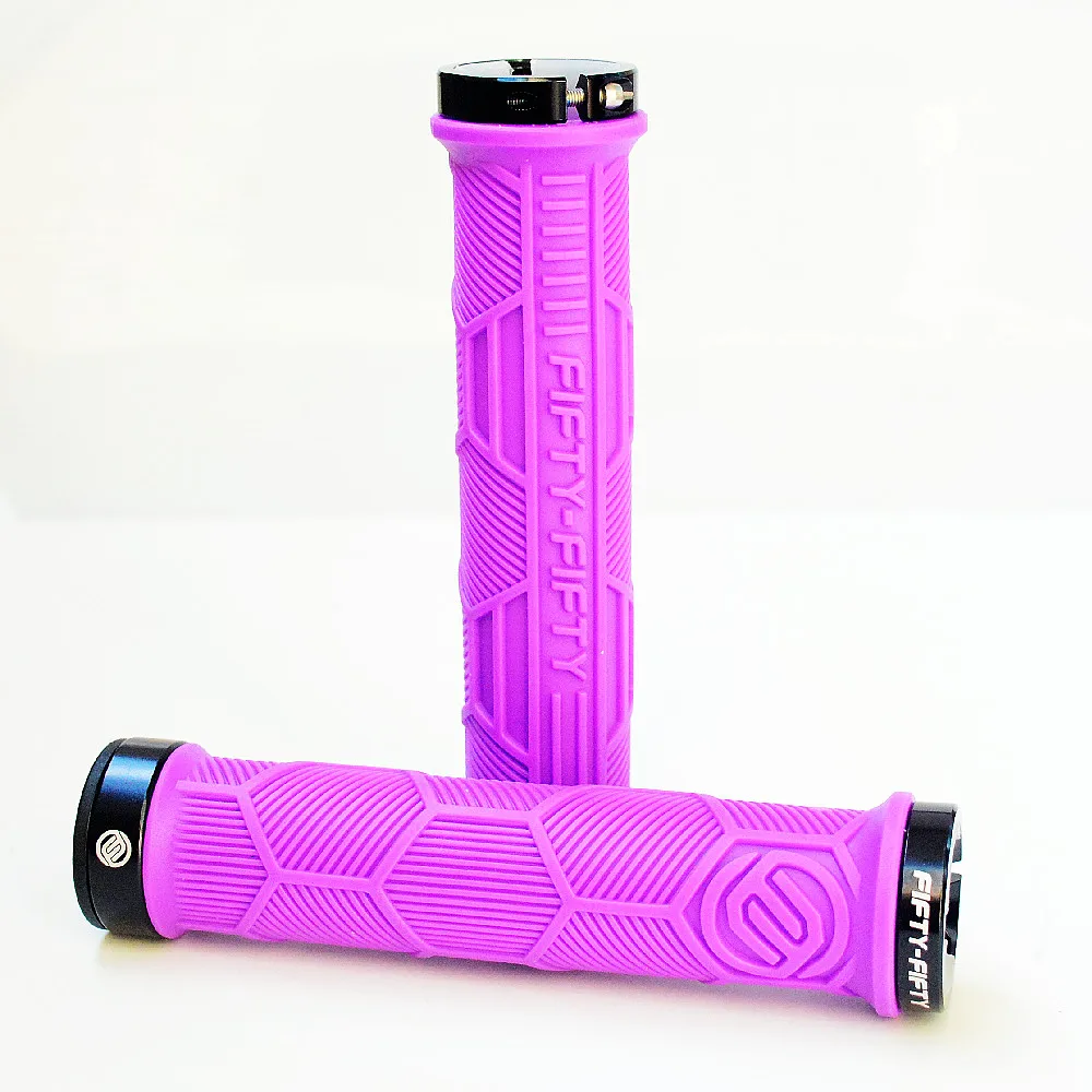 FIFTY-FIFTY-MTB Bicycle Grips Anti-Skid Mountain Bike Dual Lock-on Handlebars Grip
