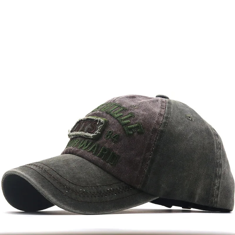 Simples primavera verão unisex bonés de beisebol para homem carta boné retro casual algodão casquette streetwear snapback hat osso