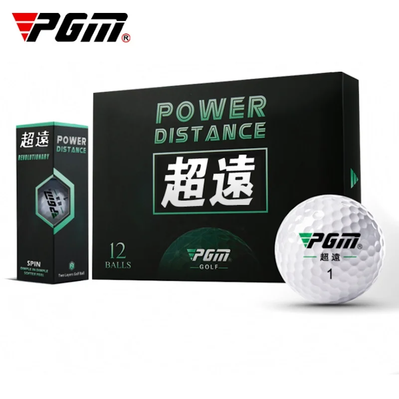 PGM GOLF Balls 12PCS Power Distance Two Layers 42mm Match Practise Wholesale