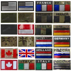 Spagna francia germania italia Russia regno unito stati uniti olanda Canada belgio cile Singapore Patch Patch riflettente a infrarossi IR