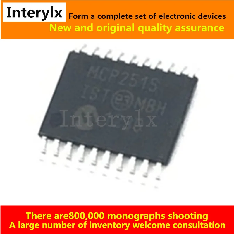 5PCS MCP2515-I/ST MCP2515 TSSOP20 A Network Interface Controller Chip