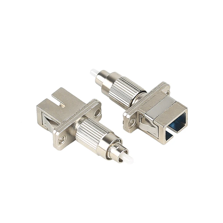 FC-SC Konektor/Adaptor SC-FC Fiber Adapter SC/UPC (Perempuan) FC/UPC (Pria) SM 9/125 Adapter Hybrid