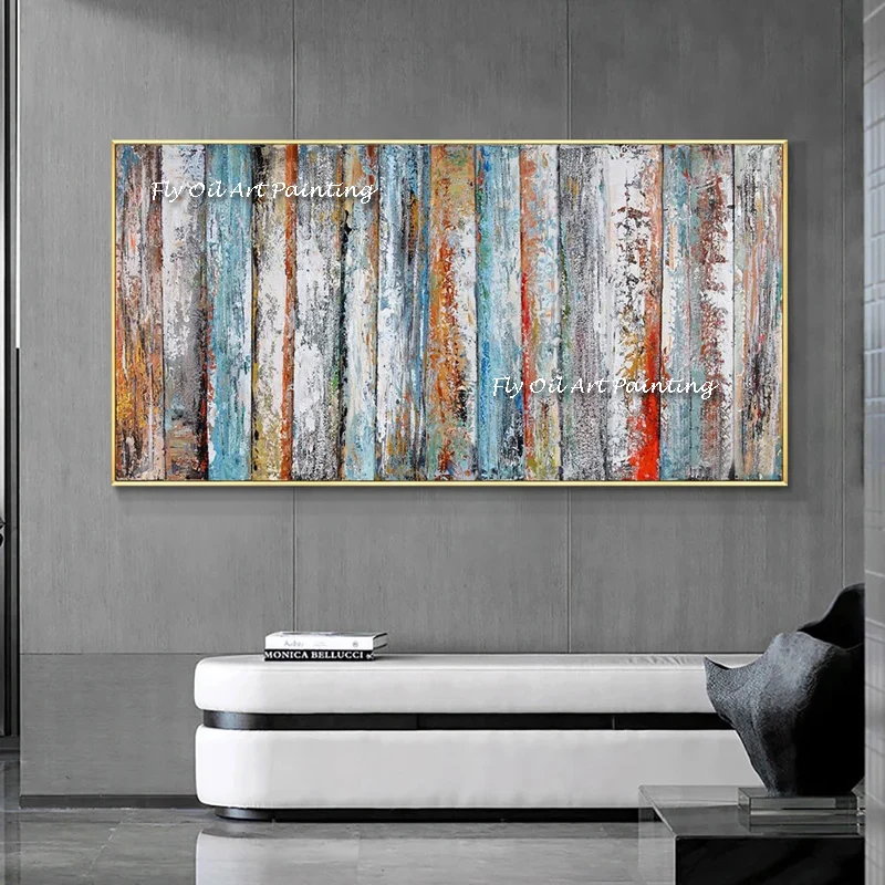 Graffiti Street Art Handpainted Abstract Colorful Oil Painting on Canvas Cuadros Wall Art Picture for Living Room Home Decor