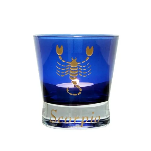 Arte Home Scorpion Navy Horoscope Candle holder