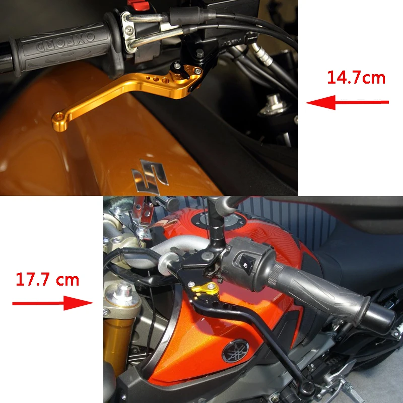 8 Color Adjustable Motorcycle Brake Clutch Levers Fit For Royal Enfei Classic 350 500 Aluminum Lever Handle Accessories