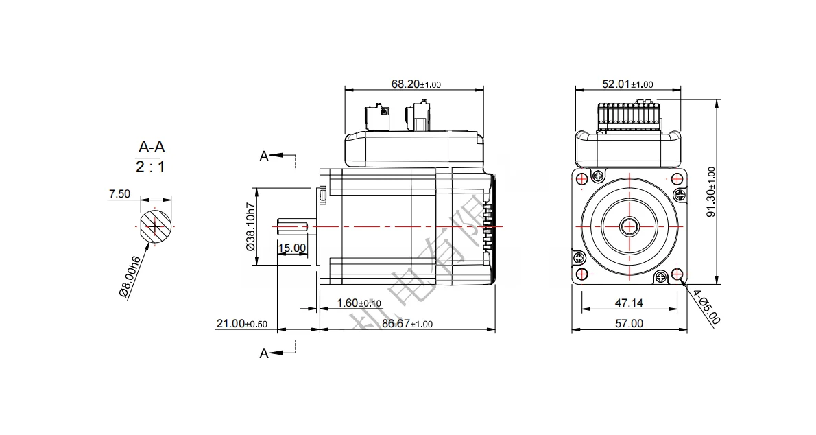 Imagem -06 - Jmc Original Nema23 2-fase 1.2n. m 57 mm 36v Integrado Híbrido Fechado-loop Stepper Servo Motor & Kit de Acionamento Codificador Ihss573610