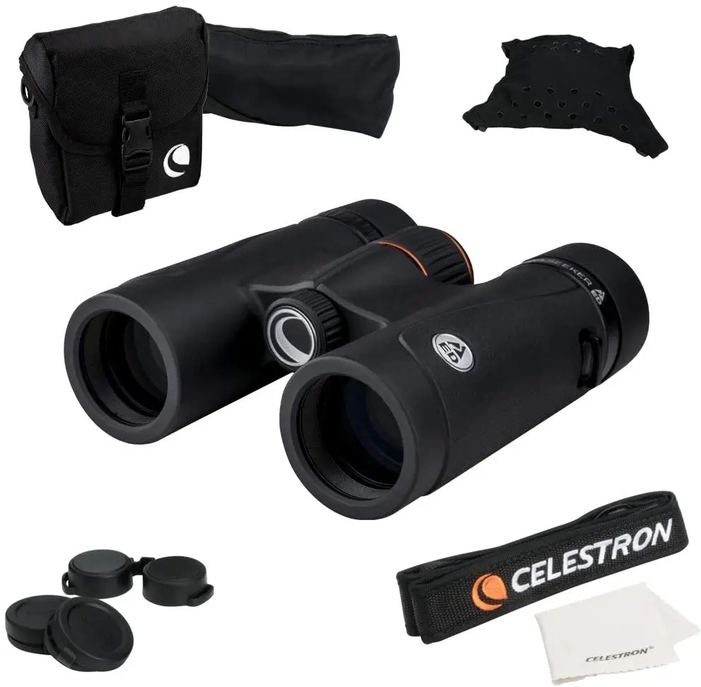 Lornetka Celestron TrailSeeker ED do obserwacji ptaków i zajęcia na świeżym powietrzu w pełni szerokopasmowa optyka wielowarstwowa pryzmat dachowy BaK4