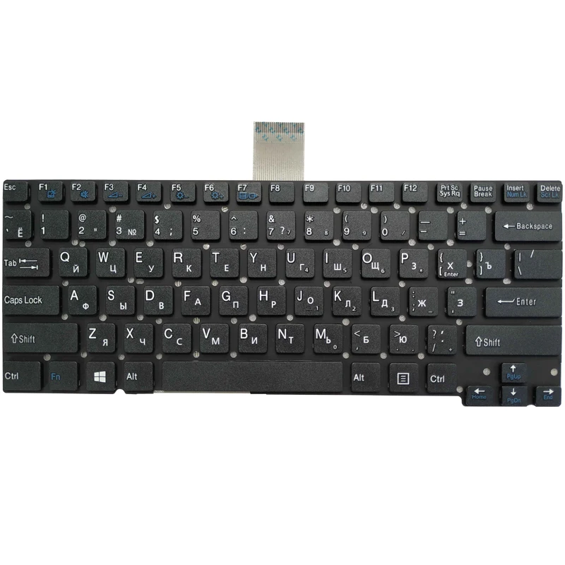 Russian For Sony Vaio SVT131A11L SVT131A11L SVT131B11L WITHOUT laptop Keyboard RU