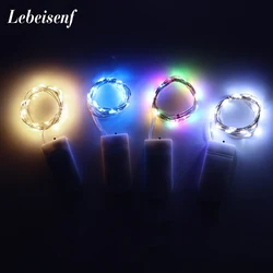 10pcs 1M 2M 3M 5M Copper Wire LED String Lights Holiday Lighting Fairy Garland for Christmas Tree Wedding Party Decoration Natal