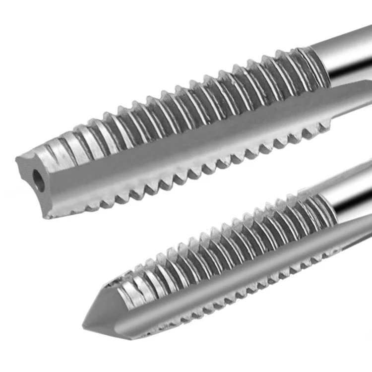 Neue 5 Teile/satz HSS M3 M4 M5 M6 M8 Maschine Spirale Punkt Gerade Geriffelte Schraube Gewinde Metric Stecker Hand Gewindebohrer – Detail 6