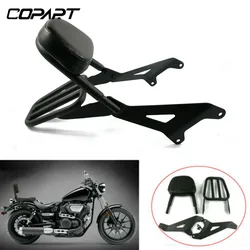 Motorcycle Detachable Backrest Rear Sissy Bar With Pad Luggage Rack For Yamaha XVS950 14-20 Bolt R-Spec XV950 XV 950 2014-2022