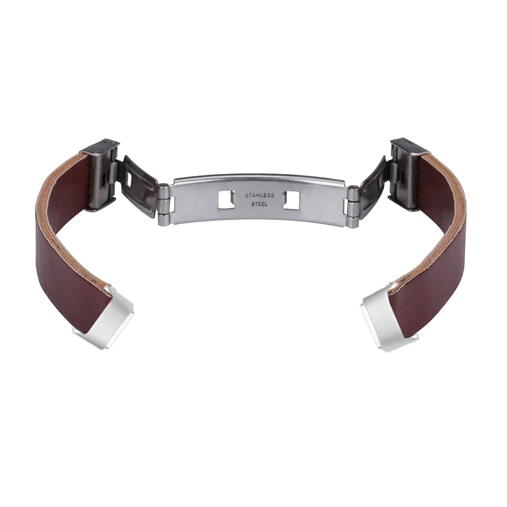 Fitbit Luxe 용 교체 가죽 스트랩 Fitbit Luxe 용 스마트 팔찌 시계 밴드 버클 버클 손목 벨트 액세서리