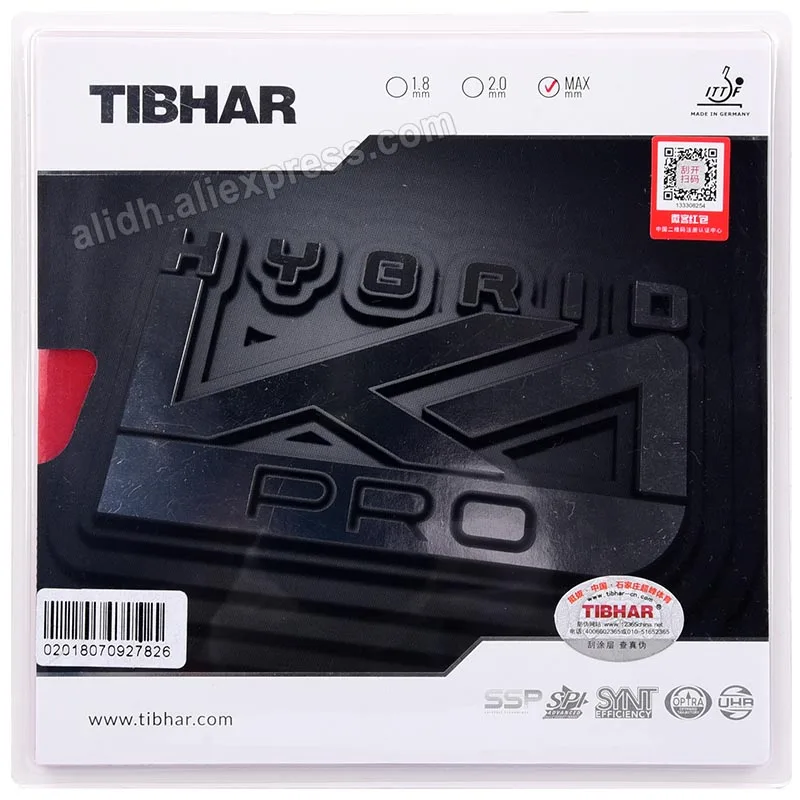 

Origianl Tibhar hybrid K1 PRO table tennis rubber pimples in new technology fast attack loop sticky rubber for racket sports