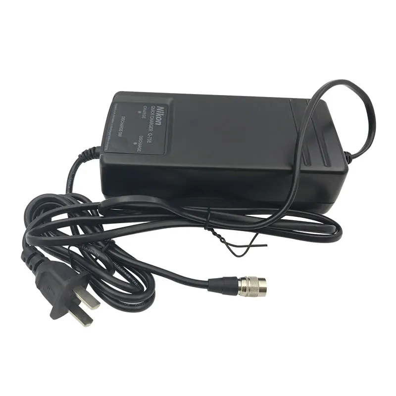 Q75E Q-75E Charger для Nikon BC-65 BC-80 обзор, аккумуляторная батарея Total станций 4 Pin EU US Plug