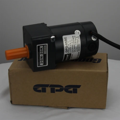12V/24V/30W/DC Gear Motor Adjustable Brush GPG-05SC 2GN-30k 1.92A 1800rpm Gear Box