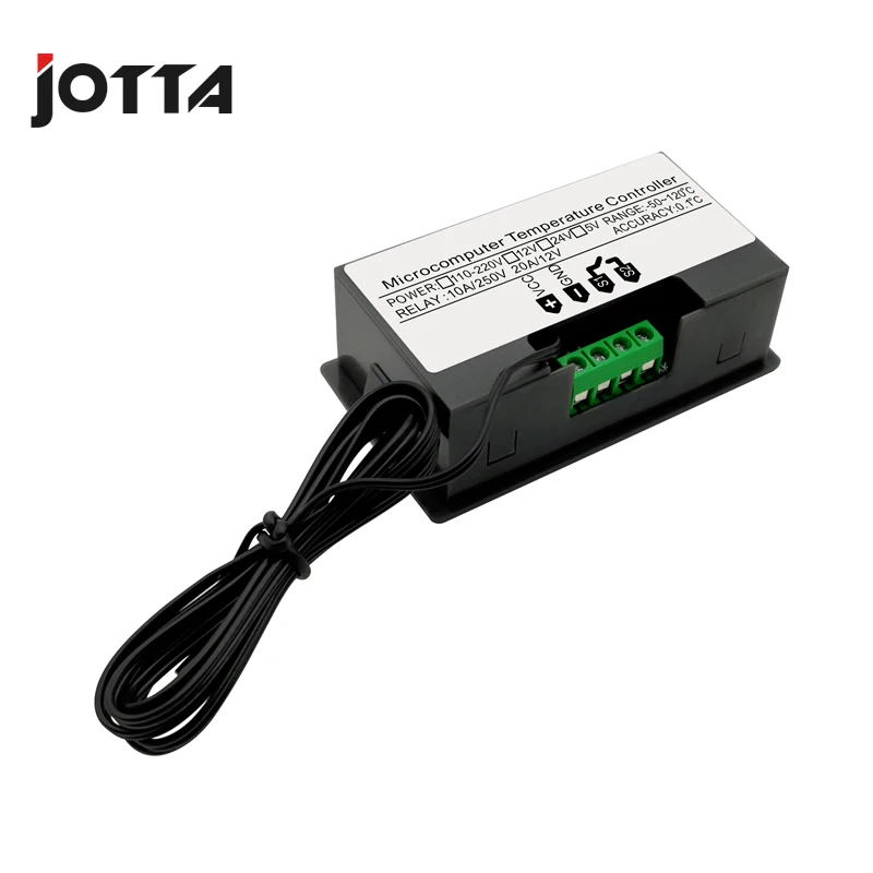 W3230 12V 24V AC110-220V Probe line 20A Digital Temperature Control LED Display Thermostat With Heat/Cooling Control Instrument