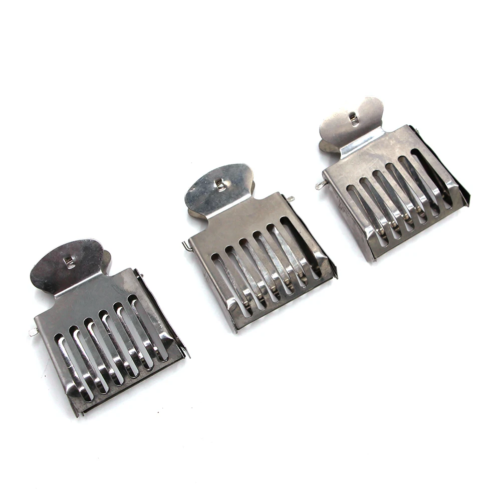 25PCS Wholesale Supplies Metal Cage Clip Rearing Clips Catcher Cover Beekeeping  Cages Bees Queen Bee House Tools Rear Box Cup