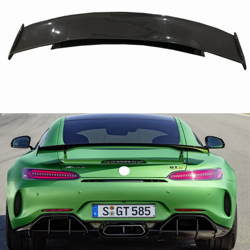 REAL CARBON FIBER REAR WING TRUNK LIP SPOILER FOR Mercedes-Benz AMG GT GTC GTS GTR GTR PRO 2019 2020 2021 2022