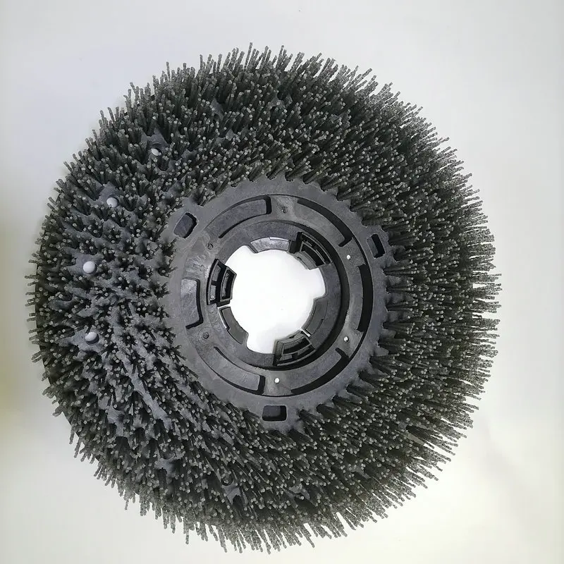 

17 Inch 385MM Black Round Circular Abrasive Diamond Antique Brush For Grinding And Polishing Stone Marble Granite Concrete Floor