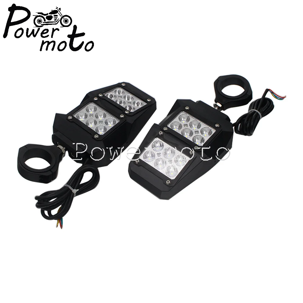 Moto 1.75 "UTV/ATV Posteriore Vista Laterale Specchi Per Polaris RZR 1000 XP S Yamaha Honda Con LED luce del punto del Lato Specchi Luce