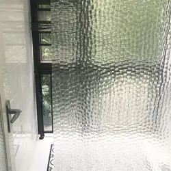 Waterproof 3D Thickened Transparent Shower Curtain Multi-Size With Hooks Bathing Sheer Home Decoration Bathroom Accessaries D25