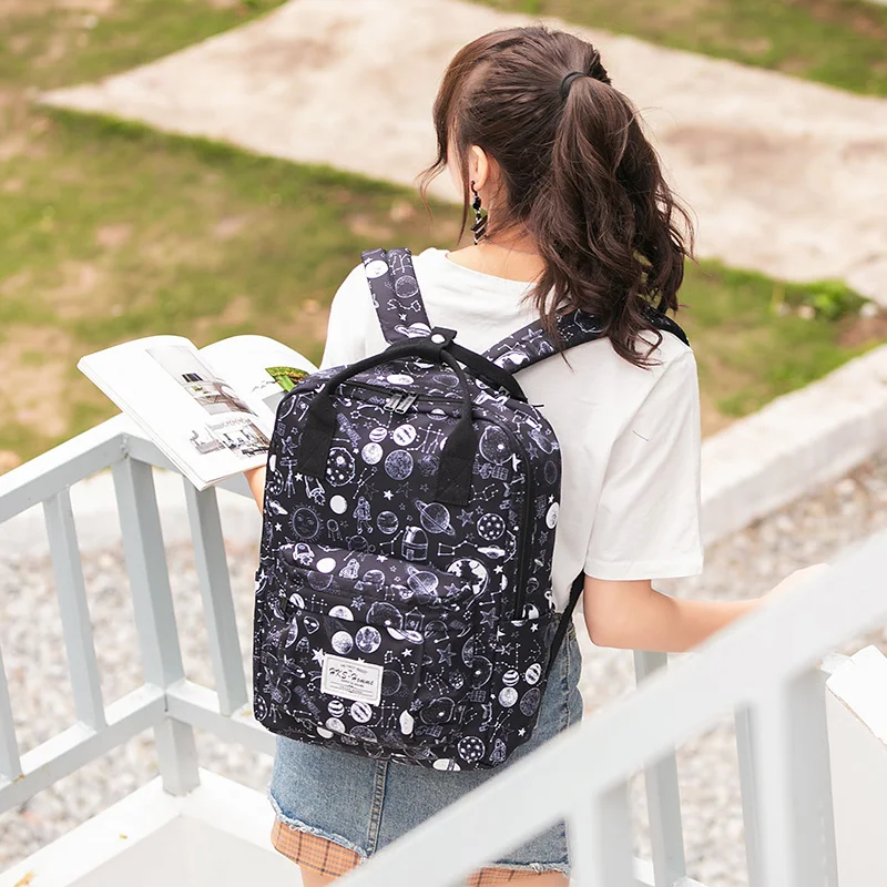 New Trend Female Backpack Fashion Women Backpack College School Bagpack Harajuku Travel Shoulder Bags For Teenage Girls boys