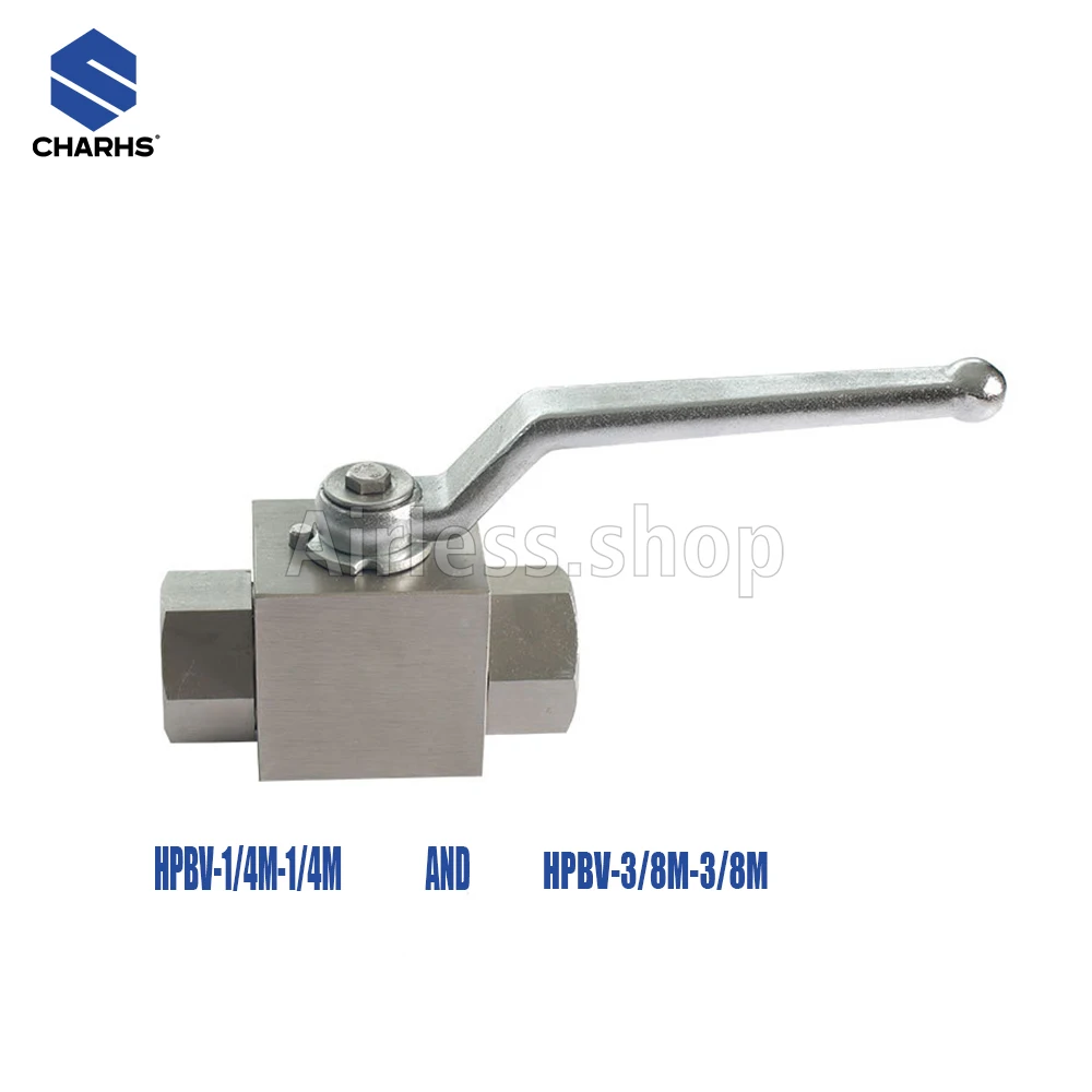 

Charhs 2 way ball valve carbon steel BSP 1/4inch and 3/8inch hydraulic operated ball valves high pressure 500bar