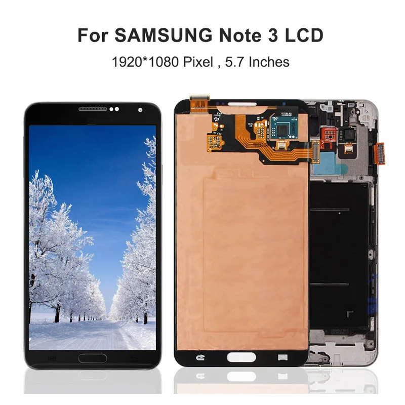 LCD Screen For Samsung Galaxy Note 3 N900 N9005 N900A N900V LCD Display Touch Screen Digitizer Assembly Repair Parts