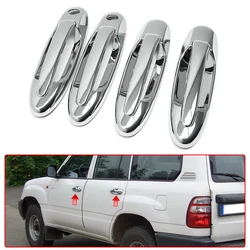 Car Accessories Door Handle Cover Bowl Insert Trim Chrome For TOYOTA LAND CRUISER 100 LC100 UZJ100 FZJ100 Lexus LX470 1998-2007