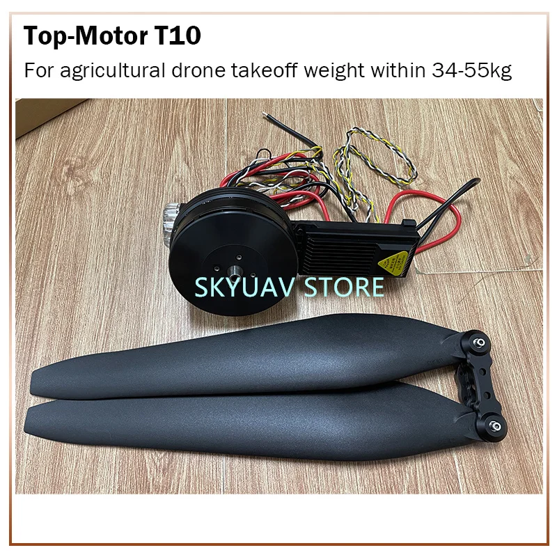 Top-Motor T10 12-14S KV110 ESC 40mm Diameter with Color Night lingts For 16-25L/KG Agricultrual spraying Drone