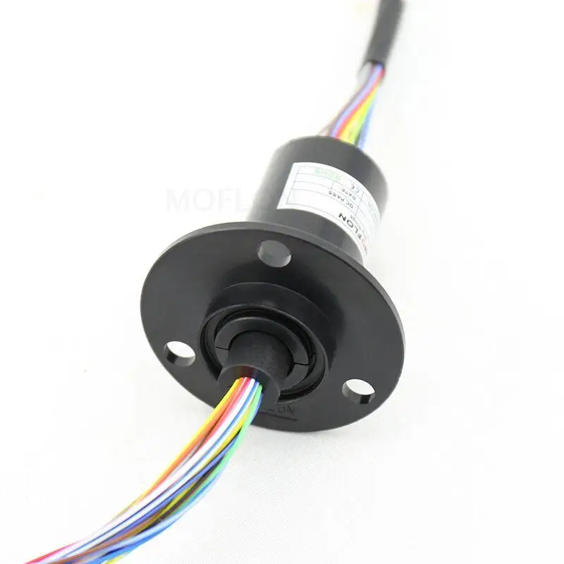 Conductive Slip Ring Outer Diameter 22mm Length 43.6mm 24 Way 2A Slip Ring Collector Ring