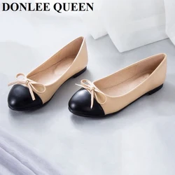 Big Size 42 Ballet Flats Shoes Women Slip On Soft Ballerina Female Work Shoes Black Beige Casual Shoe chaussure zapatillas mujer