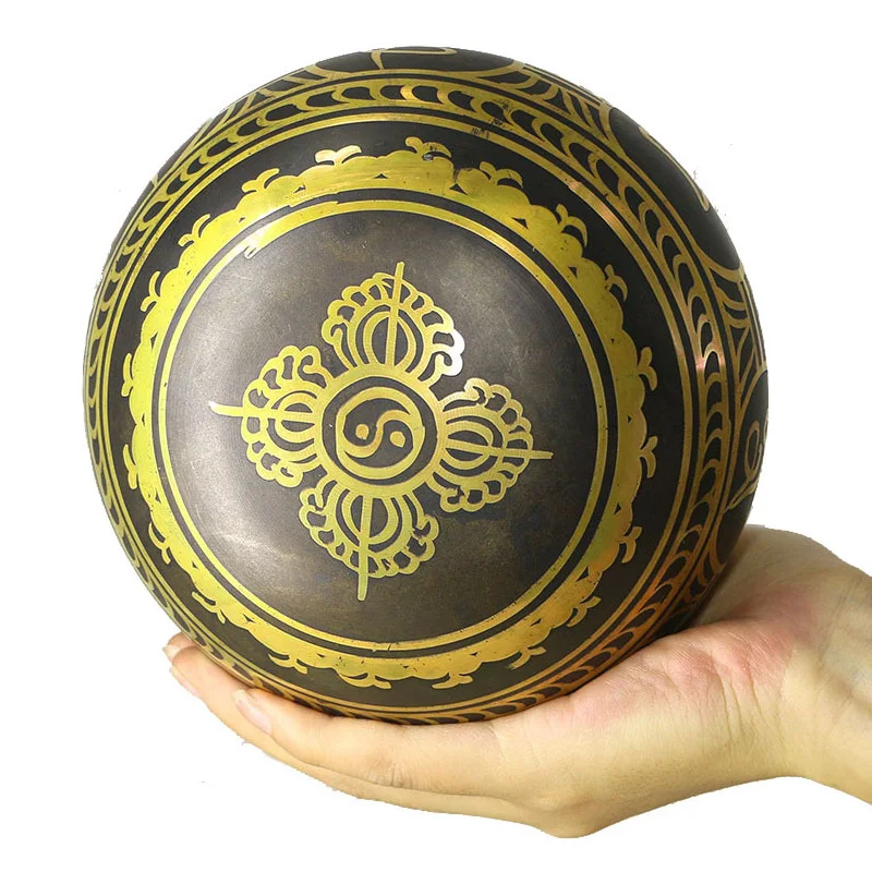 

Nepal Tibetan Sing Bowl All size Himalayan Buddhist Yoga Meditation Singing Bowl Fengshui