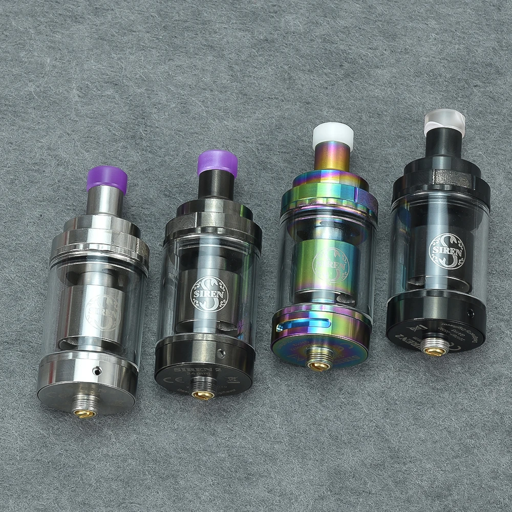 Syrena V2 GTA MTL RTA 22mm 24mm pojedyncza cewka przebudowa zbiornik do papierosa elektronicznego SS 316 vs Berserker BSKR Mini V2 MTL RTA