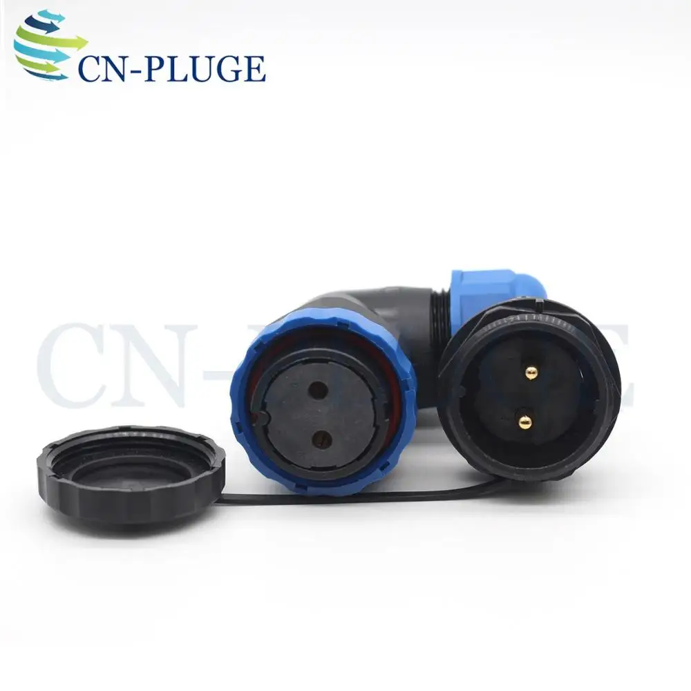 SD28 Connector 2 3 4 5 6 7 9 10 12 14 16 19 22 24 26 Pin Right Angle Plug 28mm Nut Panel Installation Socket Waterproof Ip68