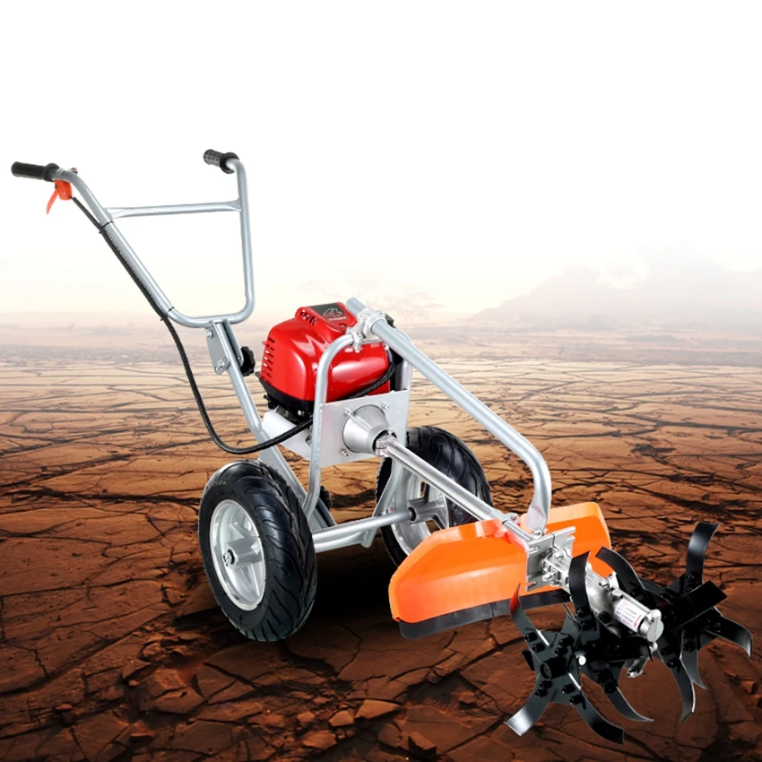 Tweetakt Viertakt Hand Push Grasmaaier