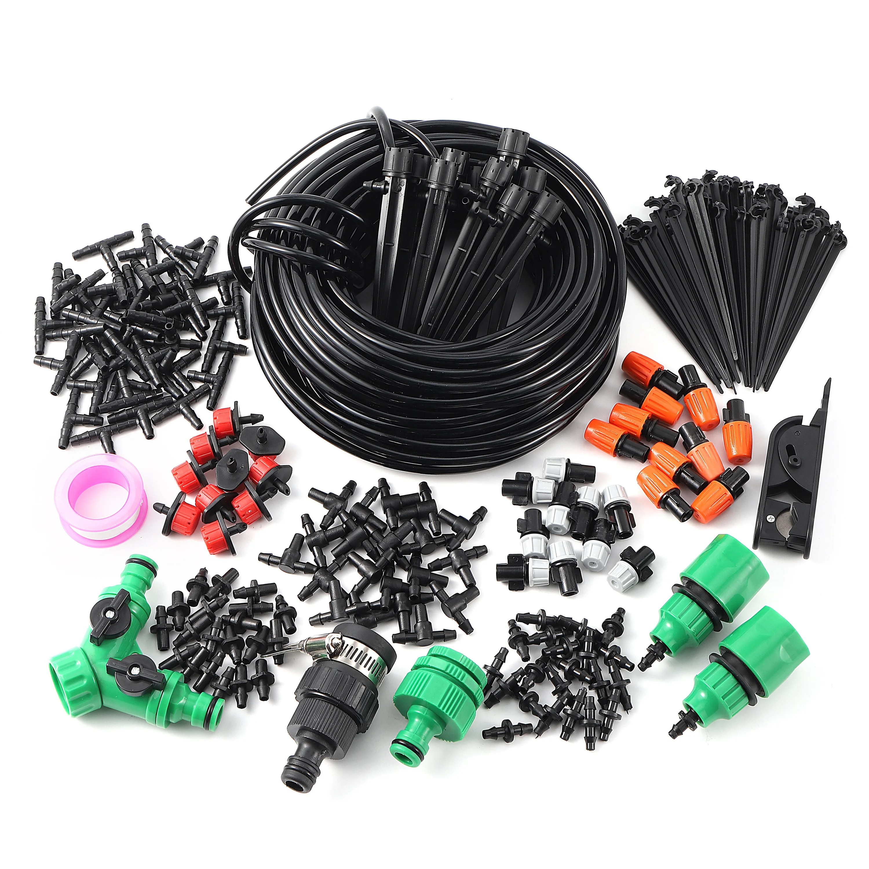 

5/10/15/20/25m Garden Irrigation Automatic Watering Kit Micro Drip System Misting Cooling Humidification Dust removal Supplies