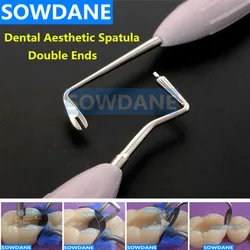 Dental Composite żywica wypełnienie szpachelka zęby dentystyczne estetyczna renowacja trymer żywica wypełniacz narzędzie Dental przywrócenie łopatka