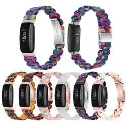 Resin Band For Fitbit inspre / inspire hr Wrist Strap Women Men Adjustable Belt For Fitbit Inspire 2 inspire 3 Bracelet