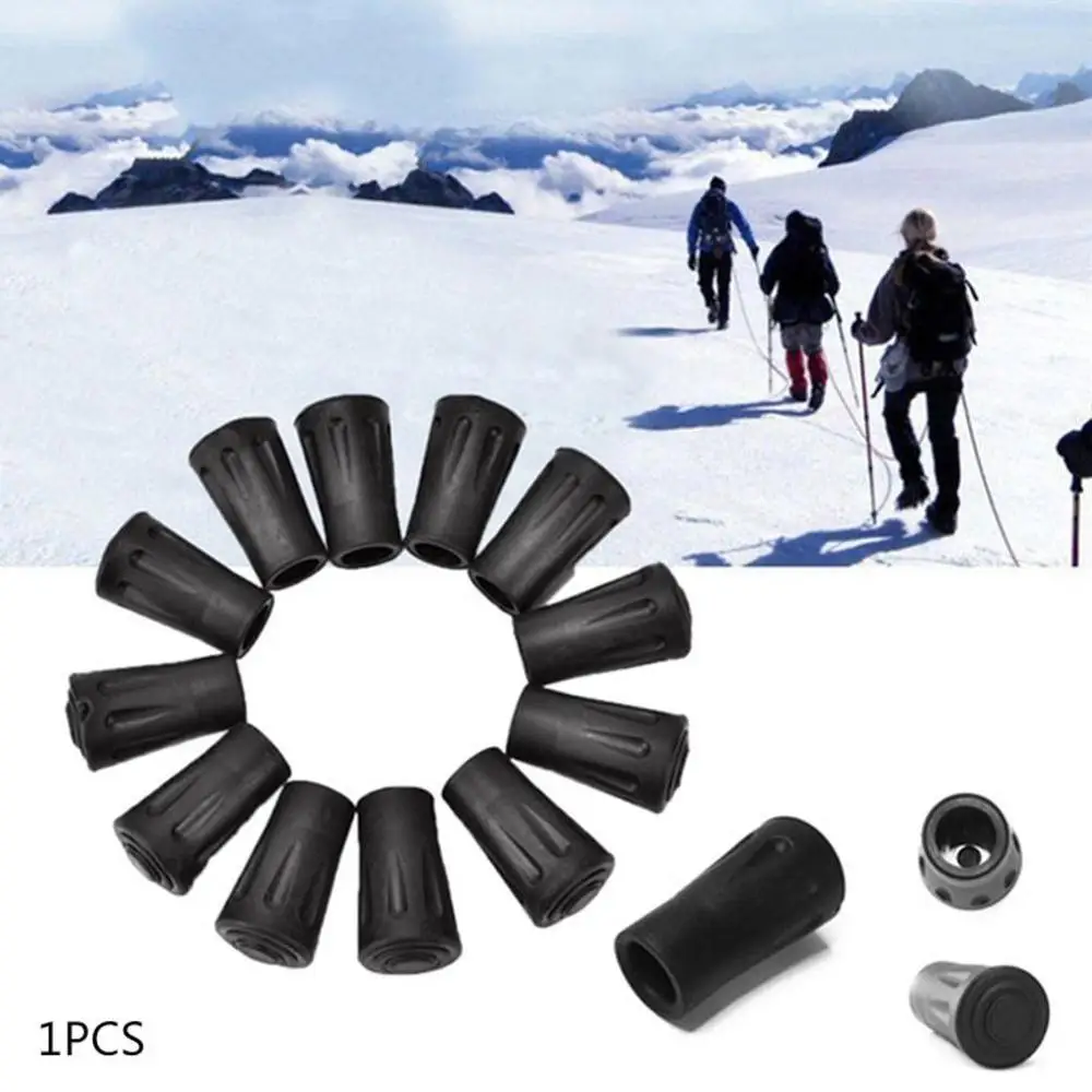 

5pcs Nordic Walking Pole Trekking Pole Tip Protectors Rubber Pads Buffer Replacement Tips End for Hiking Stick