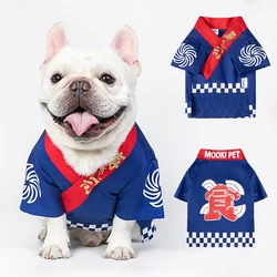 Clothes For Dog Cats Pet Summer Shirt Japanese Kimono French Bulldog Corgi Chihuahua Alive Brand Toy Terrier Puppy Suit For Dogs