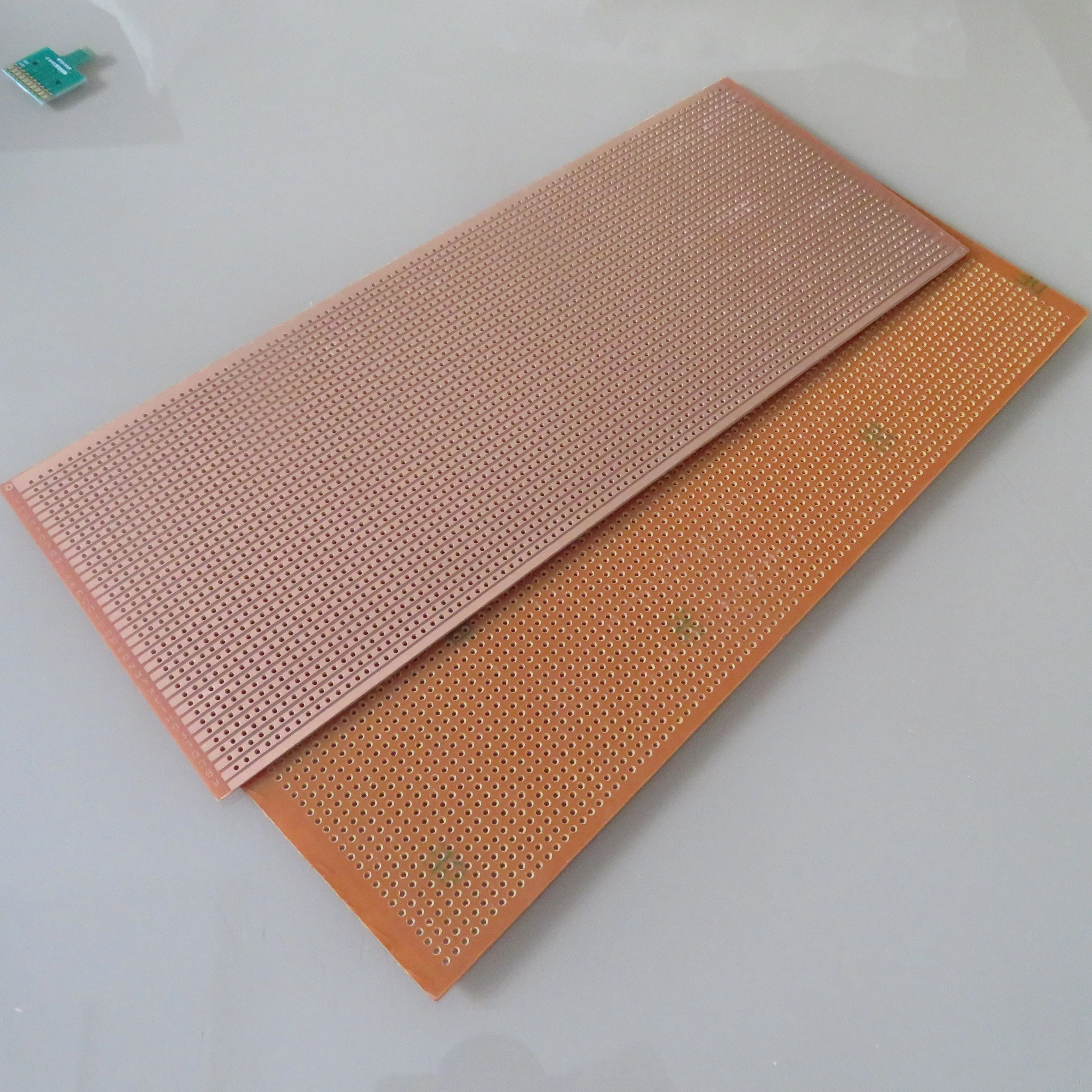 2pcs Stripboard prototype print Circuit Board 9.6x24cm pitch 2.54mm breadboard platine lochraster pcb paper with stip joint line