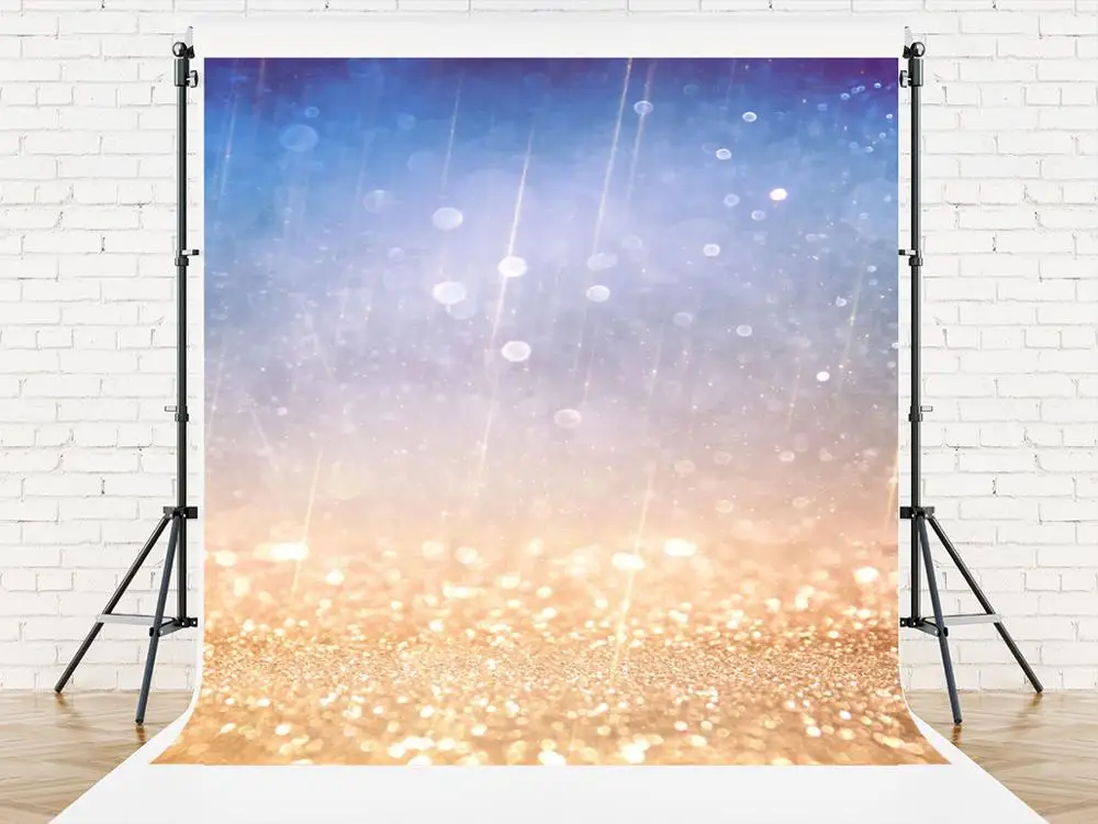 VinylBDS Photo Backdrops Glittering Bling Bling Raindrop Meteor Floor Wall Photocall Wedding Backgrounds For Photo Studio10x10ft