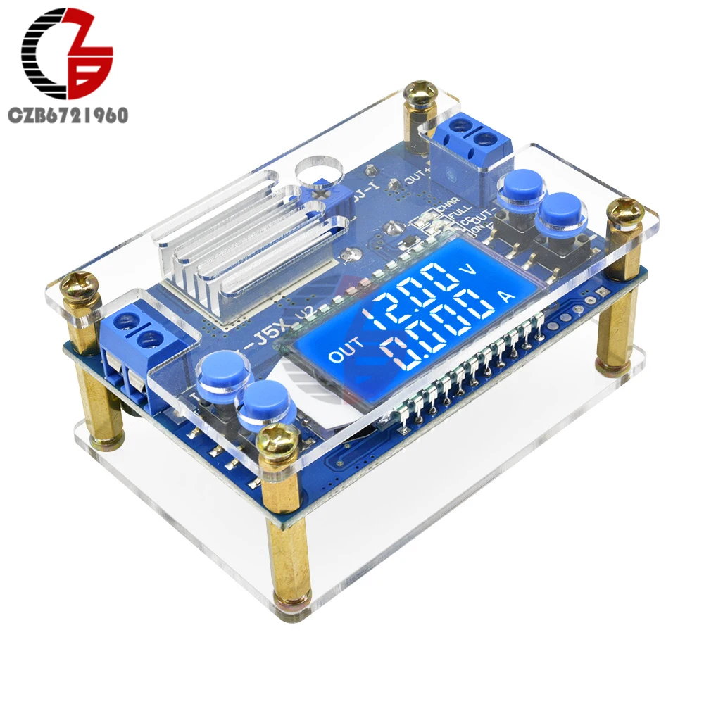 DC-DC Step Down Buck Converter Module 6.5V-36V to 1.2V-32V 5A Constant Voltage Current Power Supply Voltage Regulator Board 12V