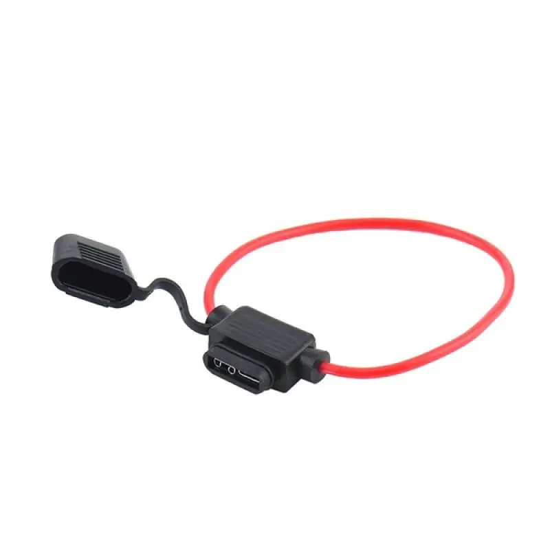 Portafusibles en línea de 5 piezas Portafusibles en línea impermeable Mini, pequeños, medianos Fusibles de hoja estándar para coche, barco, motocicleta, camión