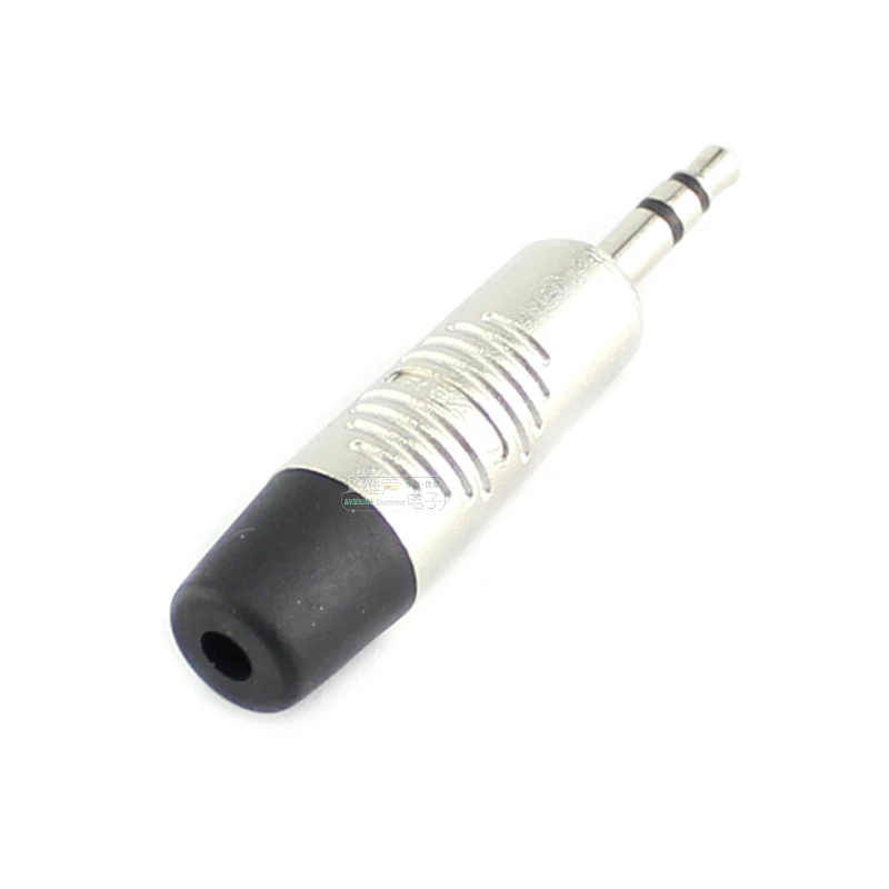 1Pcs NEUTRIK\'s REAN repair headphone plug RTP3C-BL nickel-plated stereo small three-pin 3.5mm plug HIFI accessories