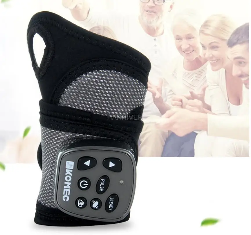 Relaxation Treatments Wrist Massager Electric Heating Hot Compress Wrist Heating Brace Massager US Plug 100-240V