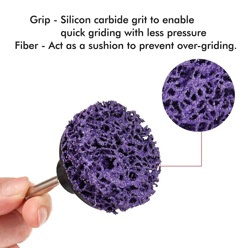 11 PCS 2 Inch Sanding Grinding Discs Assorted Sanding Grinding Wheels for Removes Rust Strips Paint Cleans Welds